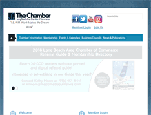 Tablet Screenshot of lbchamber.com